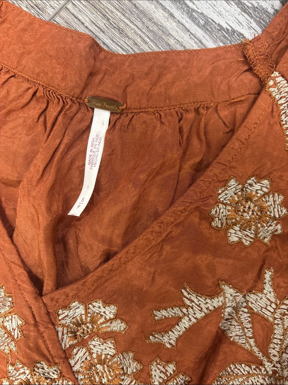 Free People rust colored